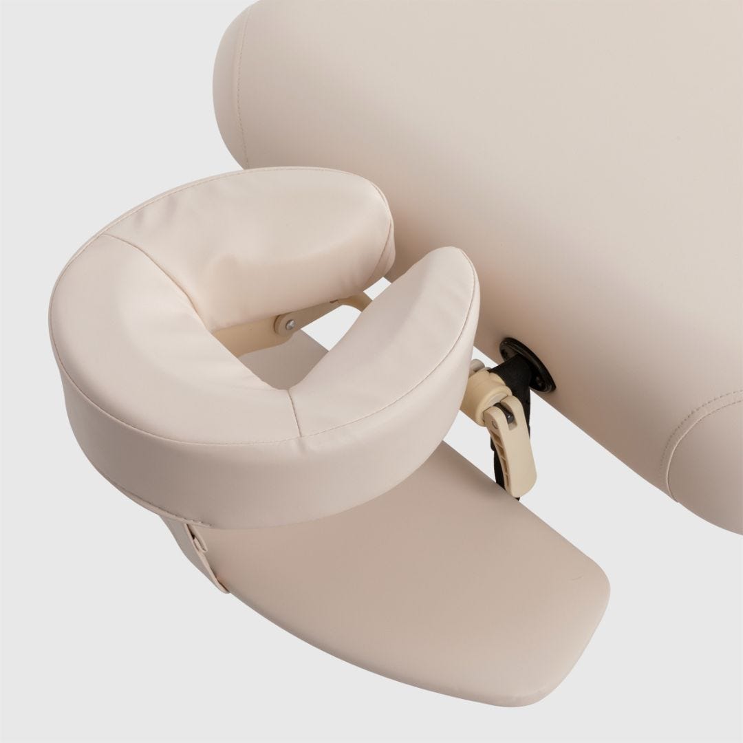 spa treatement table with face cradle