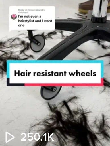 Hair Resistant Wheels TikTok