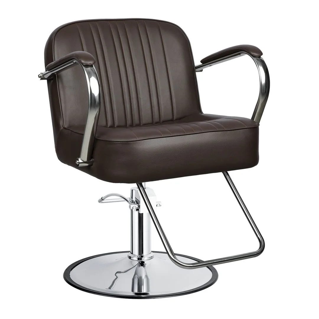 Best extra wide salon styling chair Churchill by Minerva Beauty