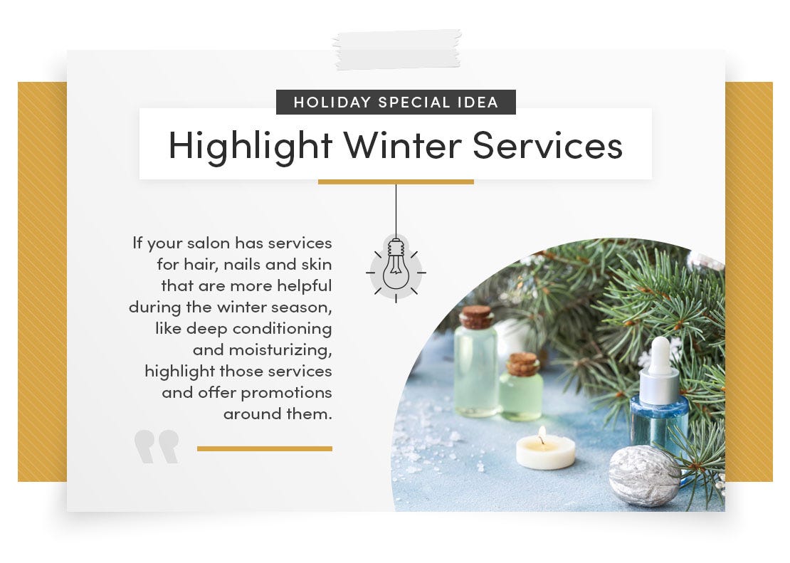 Highlight and Offer Promotions on Winter Services 