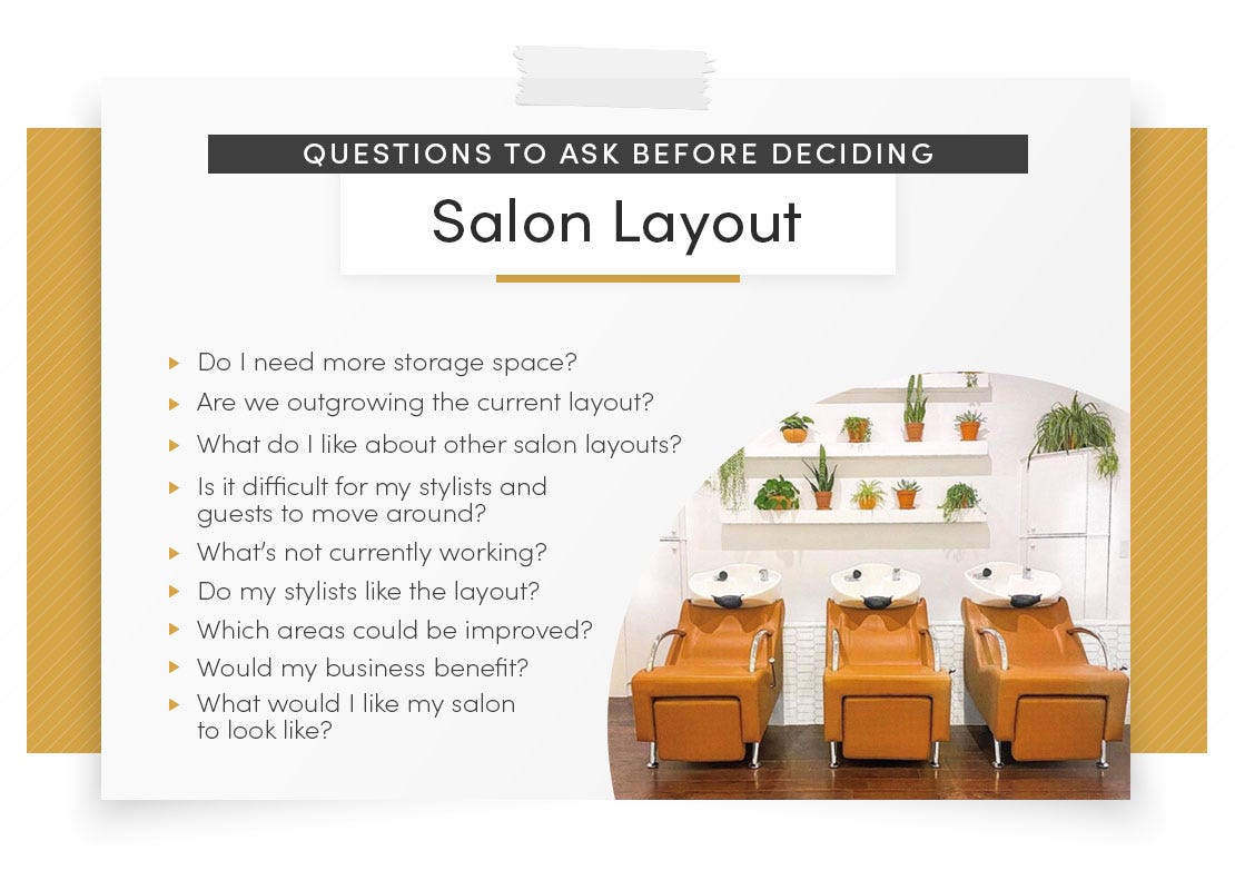 questions to ask deciding salon layout