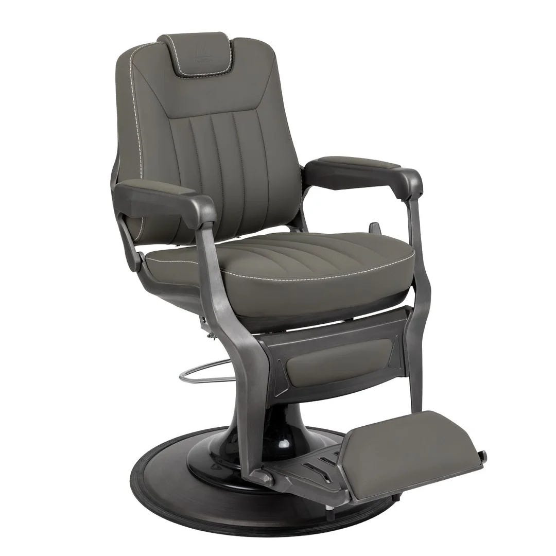 best modern barber chair with the most comfortable wide seat cushion